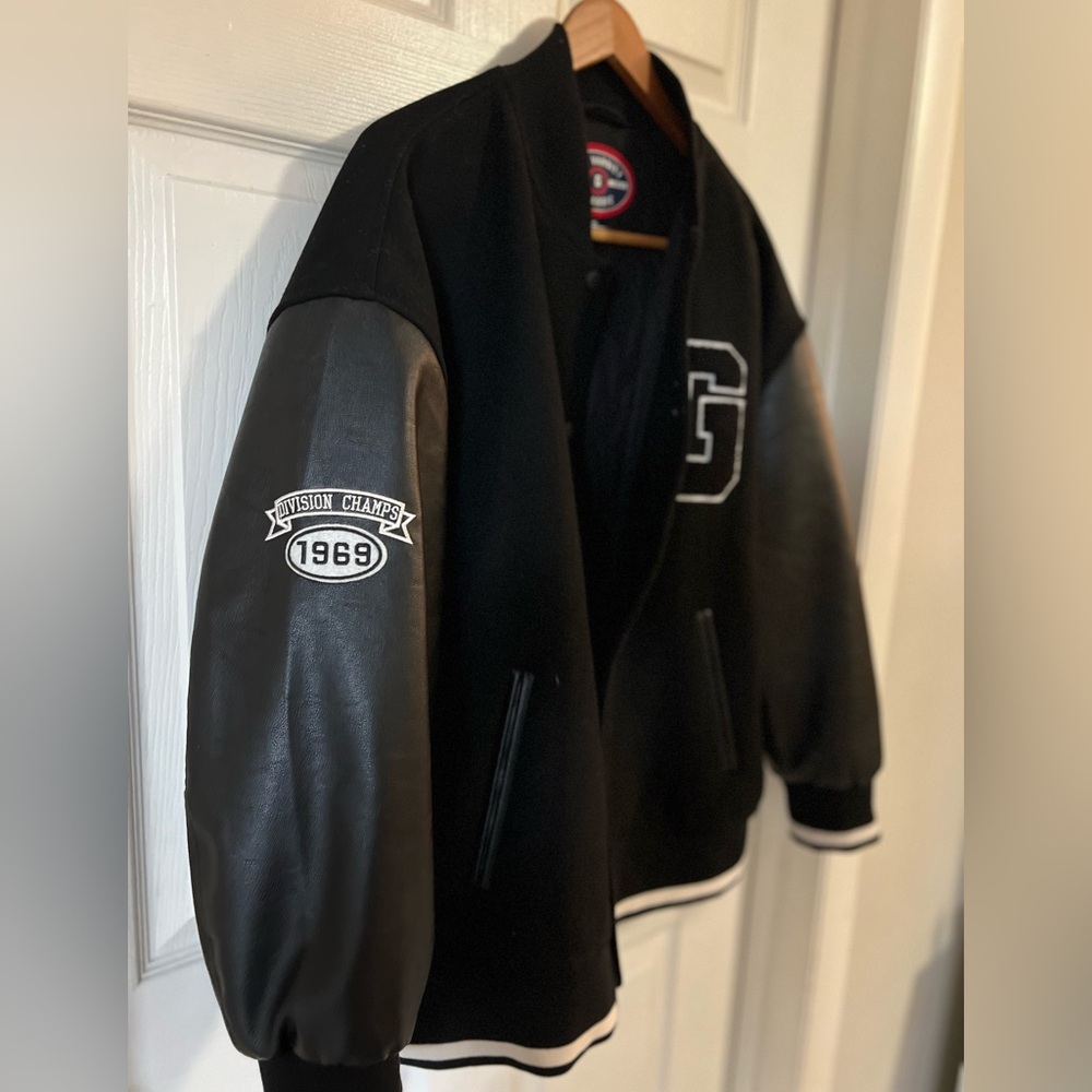 GAP Wool Varsity Logo Boyfriend Jacket - Size XL - NWOT! - UNISEX FIT - Picture 6 of 9